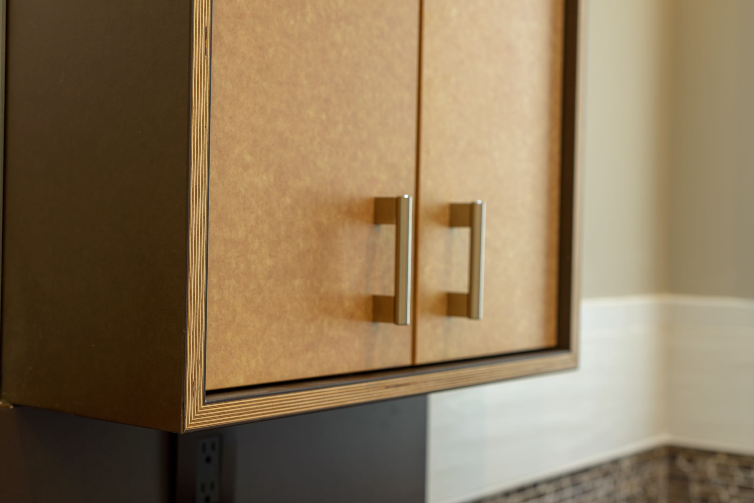 Richlite Stratum Birch Bathroom Vanity & Millwork Richmond, VA Case