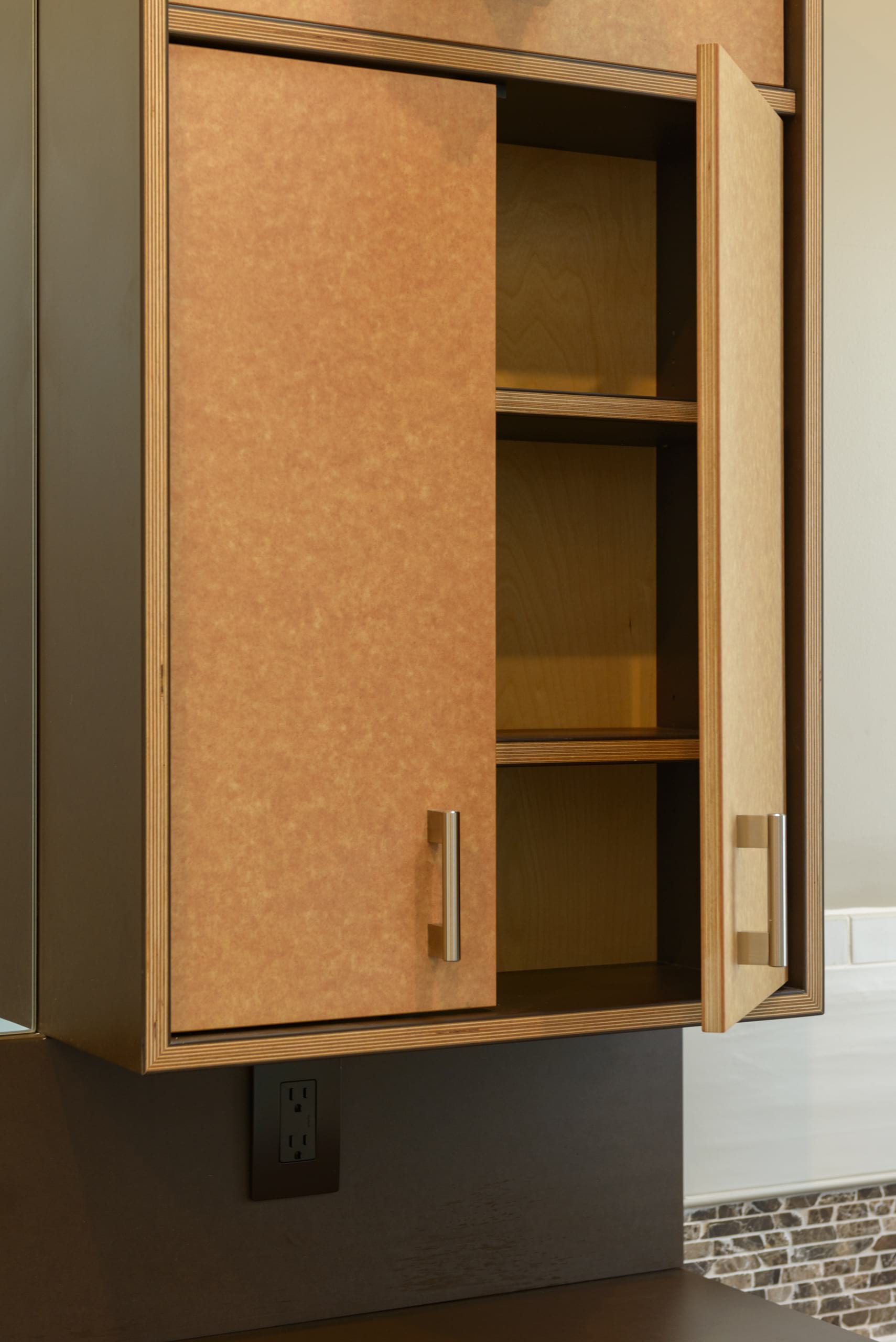 Richlite Stratum Birch Bathroom Vanity & Millwork Richmond, VA Case